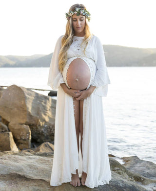 Fillyboo I Believe In Unicorns Maternity Maxi Dress - Magical Maternity Dress Hire