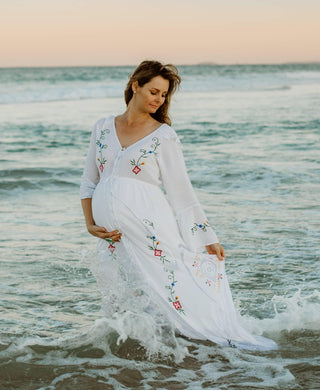Rent Fillyboo Stevie Maxi Dress - Bohemian and Breezy Maternity Dress Hire - Fillyboo Stevie Maxi Dress