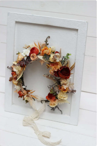 Rust Flower Crown for Hire Australia