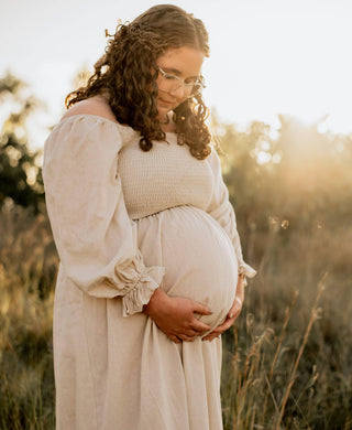 Maternity Dress Hire - Girl And The Sun Paros Maxi Dress - Capture stunning photos - Hire now for maternity and beyond!