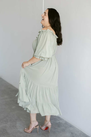 Boho dress for plus size ladies