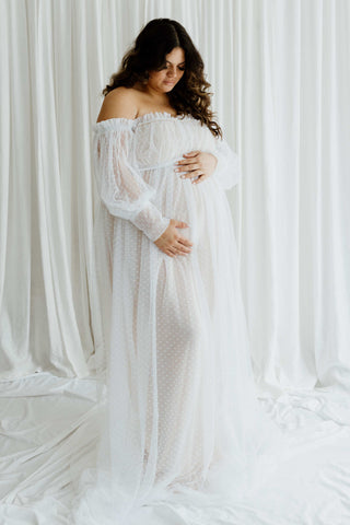 Plus size maternity wedding dress hire