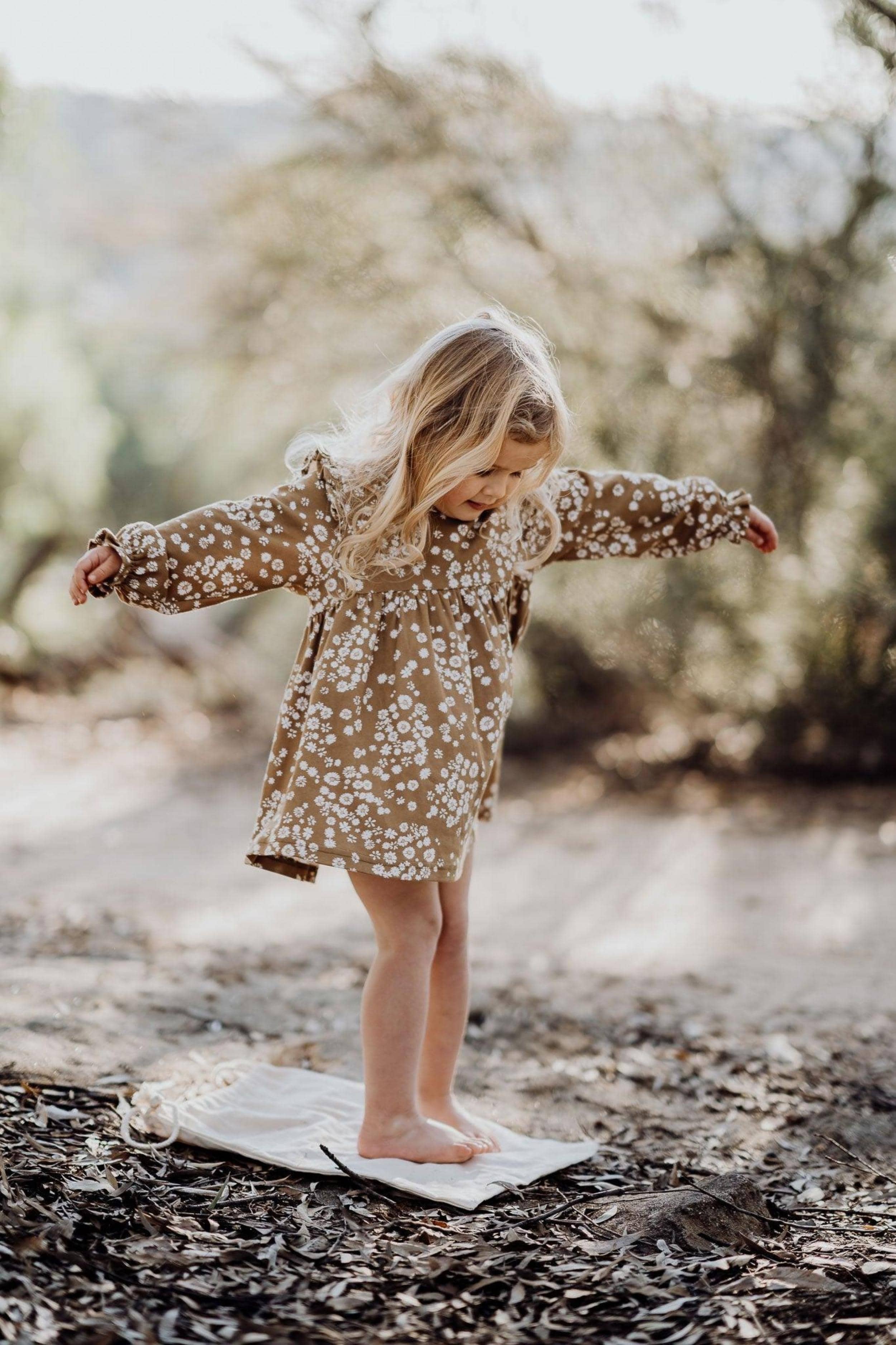 Jamie Kay Frankie Dress - Golden Floral | Hire Now | Mama Rentals Jamie Kay Frankie Dress - Golden Floral | Hire Now | Mama Rentals
