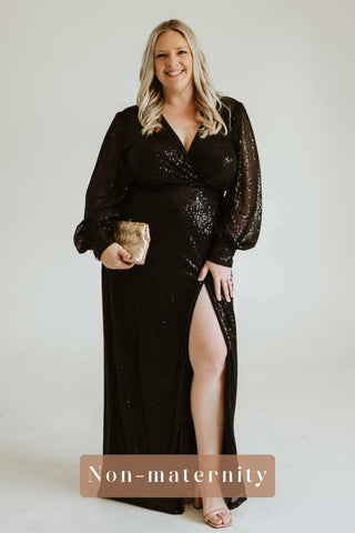 Plus size glam dress hire