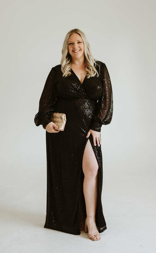 Plus size glam dress hire