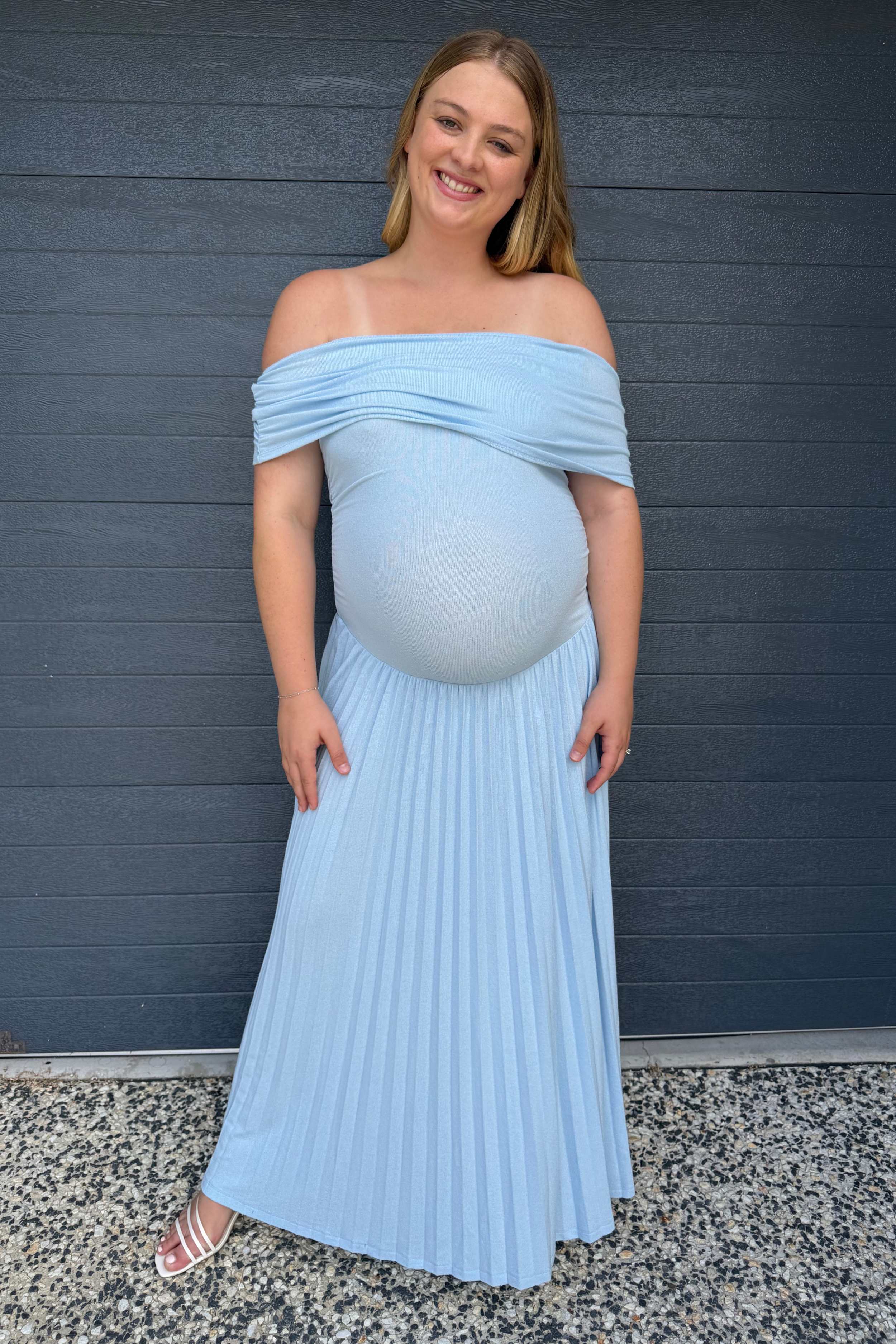 Lioness Field of Dreams Maxi Dress Soft Blue | Mama Rentals Lioness Field of Dreams Maxi Dress Soft Blue | Mama Rentals