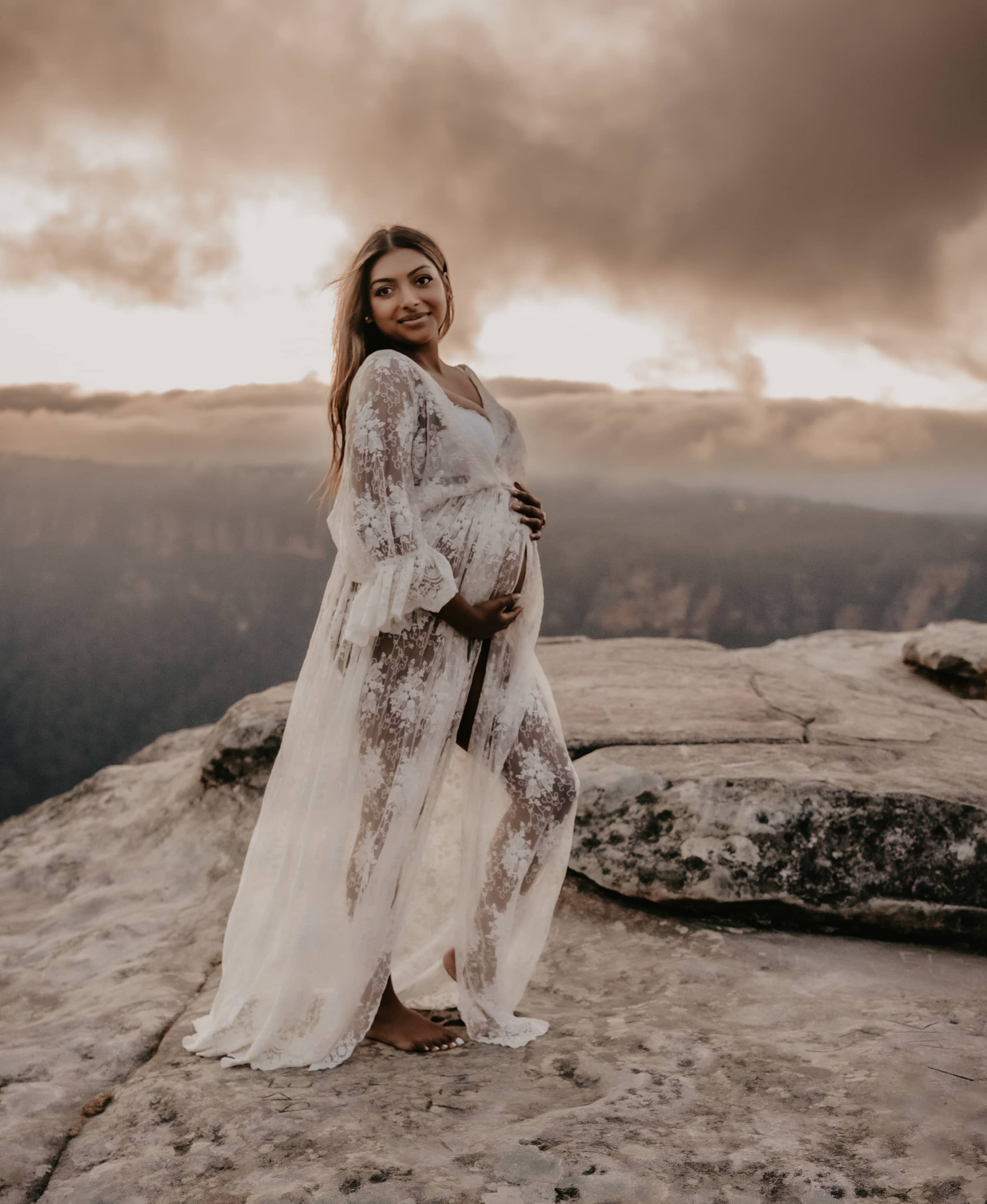 Lola Ivory Lace Maternity Maxi Dress Hire - Perfect for Photos Mama Rentals Lola Ivory Lace Maternity Maxi Dress Hire - Perfect for Photos Mama Rentals