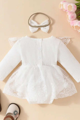 Girl Christening Lace Dress for Hire