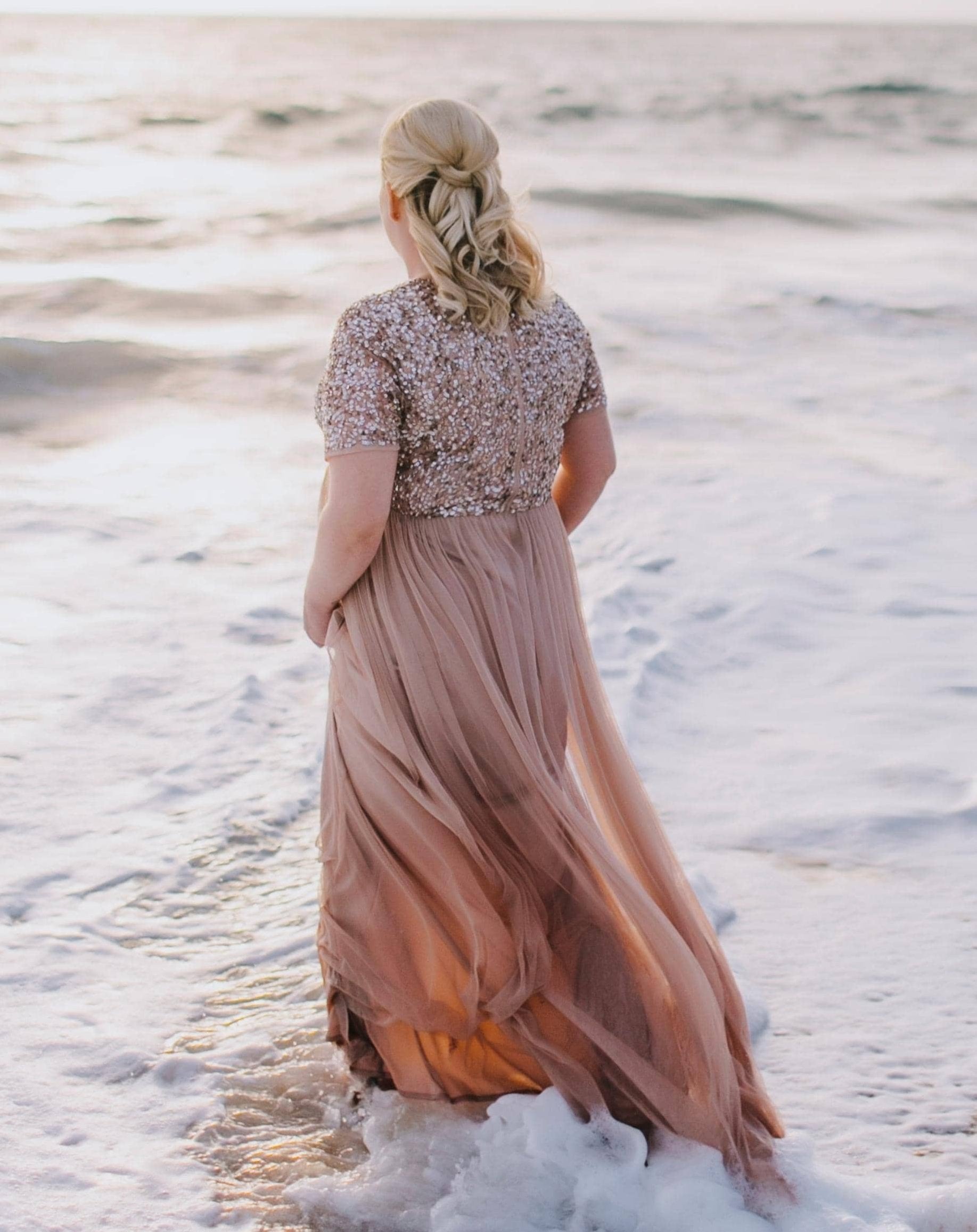 maya maternity sequin dress Maya Maternity Bridesmaid Delicate Sequin Wrap Maxi Dress