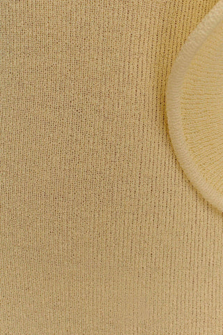 Meshki Sandrine Off Shoulder Knit Maxi Dress - Lemon