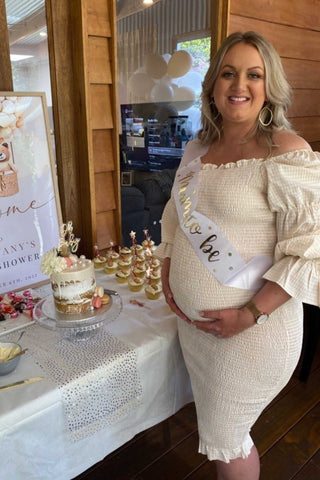 Body Con maternity Baby shower dress hire Australia