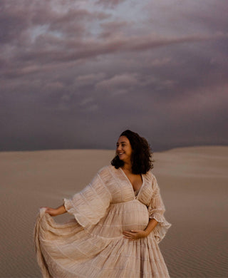 Celebrate Life's Phases:Maternity Dress Hire - Reclamation Gowns Rental: We Are Reclamation Wonderment and Awe Gown