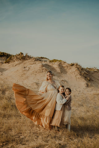 Ombre Family Photoshoot Gown Hire