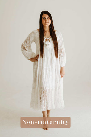 Boho lace dress hire