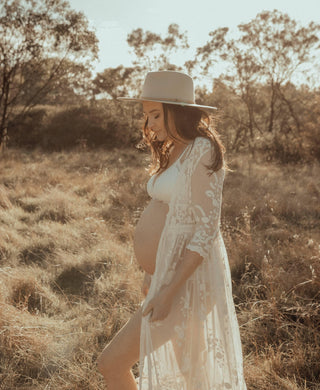 Beyond Maternity Lace Robe Rental - Spell Chloe Duster - Maternity Dress Hire