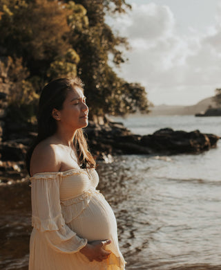 Maternity and Beyond Maternity Dress Hire Australia: Spell Clementine Mermaid Midi Dress