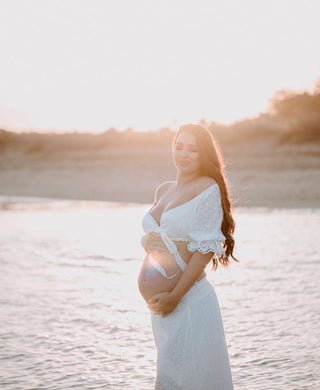 Hire In Bloom Two-Piece Maternity Photoshoot Set