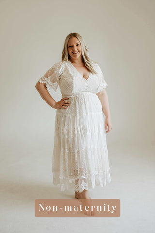 Vintage lace Plus size Photoshoot Dress Hire