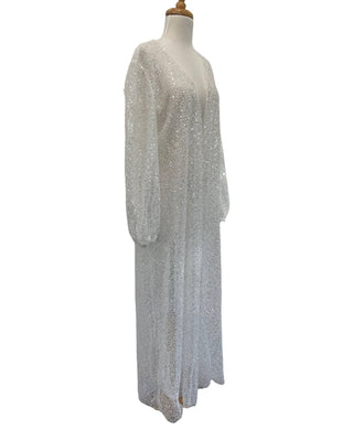 Glittery and Sheer Robe Rental - Stardust Beaded Robe - Maternity Dress Hire