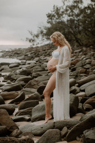 Sparkly Maternity Photoshoot Robe Hire