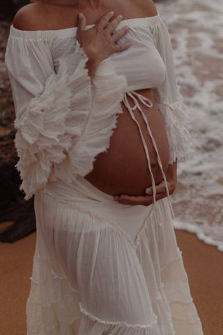 The Boho Shed Boho Soul Two Piece Set - Maternity Photoshoot Dress