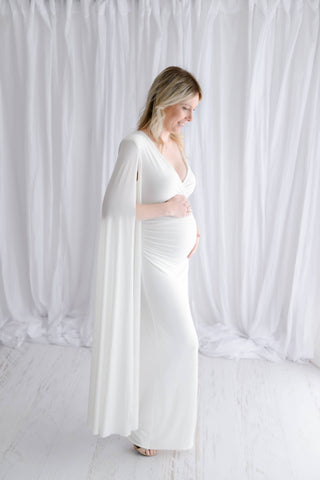 Maternity Dress Hire with Thigh Split
