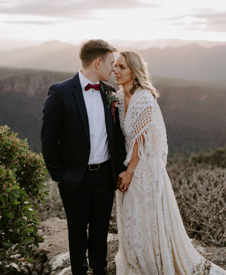 Vintage Lace Magic: Boho Maternity Wedding Dress Hire in Australia - We Are Reclamation Bewitched By Boho Gown
