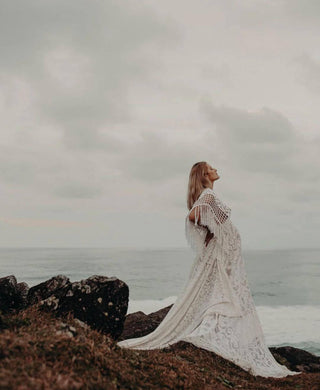 Maternity and Beyond Boho Maternity Dress Hire: We Are Reclamation Bewitched By Boho Gown
