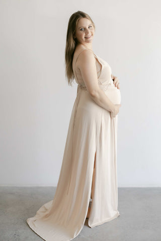 maternity slip dress for photoshoots