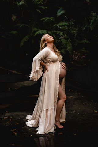 Bump-Revealing Gown: Maternity Dress Hire - We Are Reclamation Dreams Like These Gown