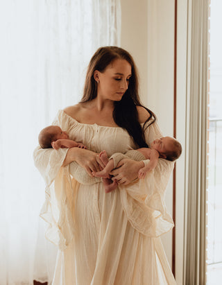 Newborn photoshoot dress hire for mums