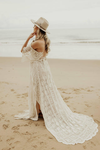 Create Memorable Maternity Moments - Maternity Dress Hire for Photoshoot - We Are Reclamation There Is Only This Moment Gown - Reclamation Gowns Rental Australia
