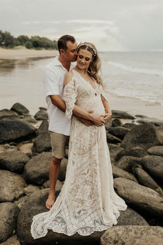 Bespoke Maternity Dress Hire - We Are Reclamation There Is Only This Moment Gown - Reclamation Gowns Rental Australia