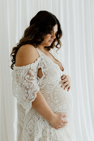Versatile Maternity and Non-Maternity Gown Hire - Maternity Dress Hire - We Are Reclamation There Is Only This Moment Gown - Reclamation Gowns Rental Australia