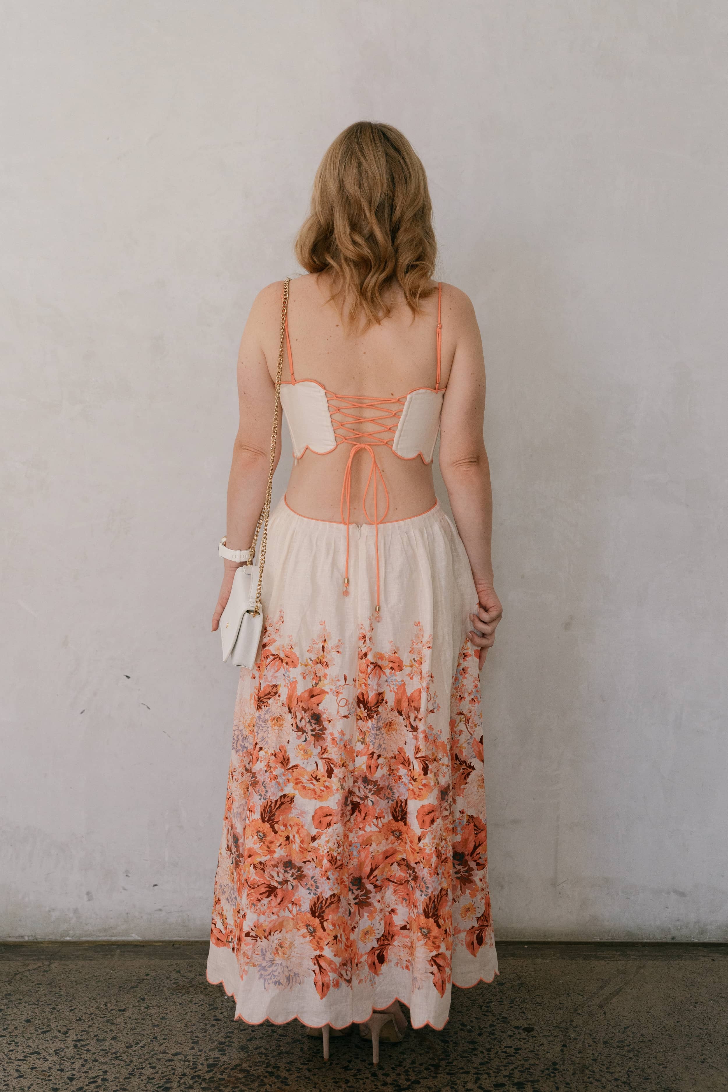 Zimmermann Devi Scallop Midi Dress - Mama Rentals Zimmermann Devi Scallop Midi Dress - Mama Rentals