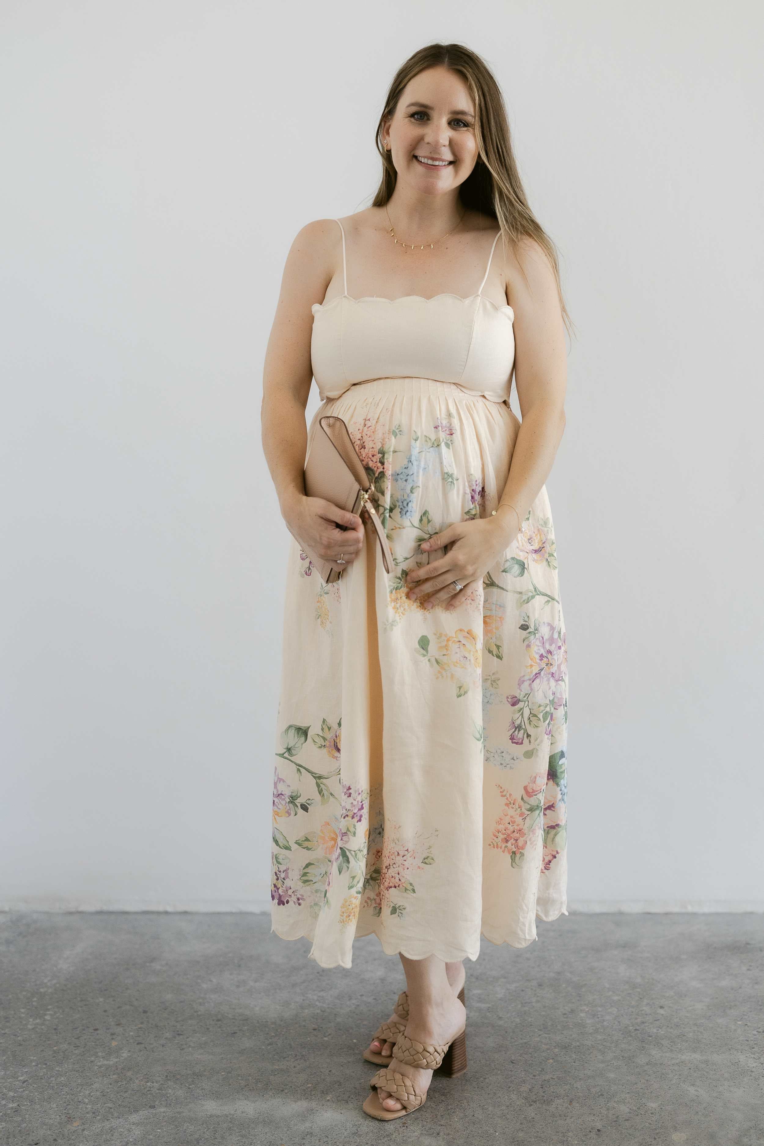 zimmermann halliday scallop midi dress Rosa Zimmermann Halliday Scallop Midi Dress