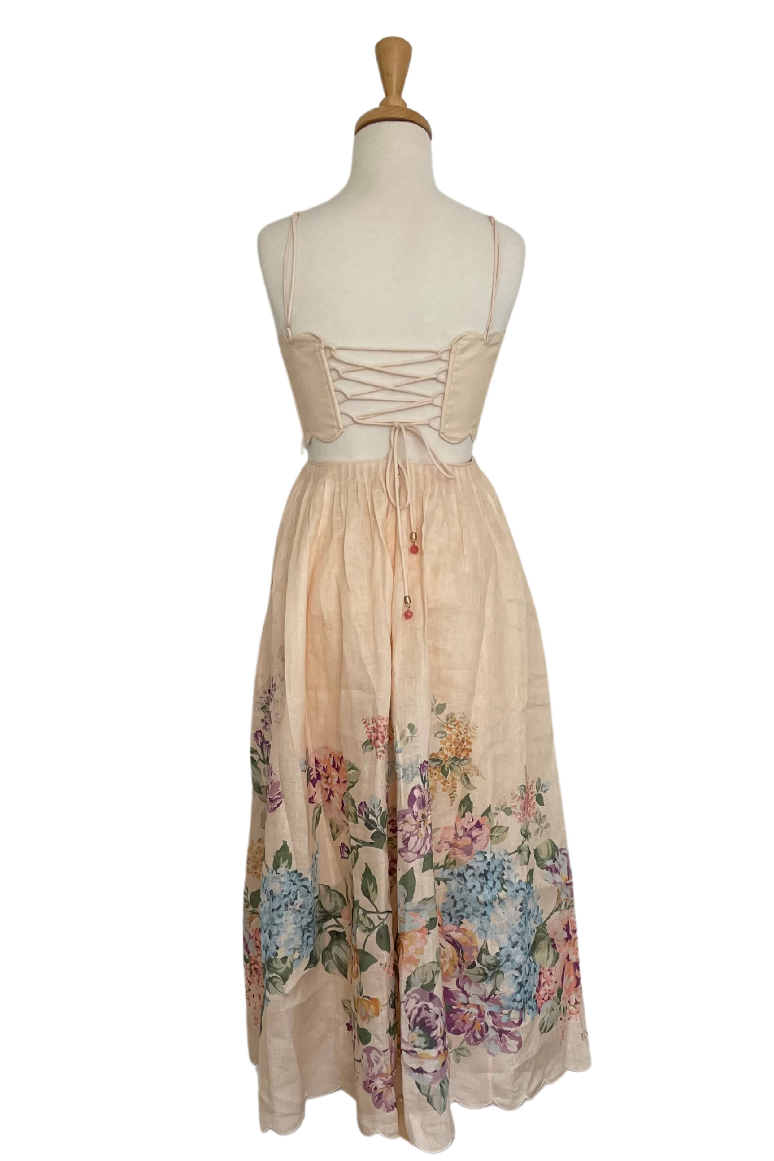 Zimmermann Halliday Scallop Midi Dress - Mama Rentals Zimmermann Halliday Scallop Midi Dress - Mama Rentals
