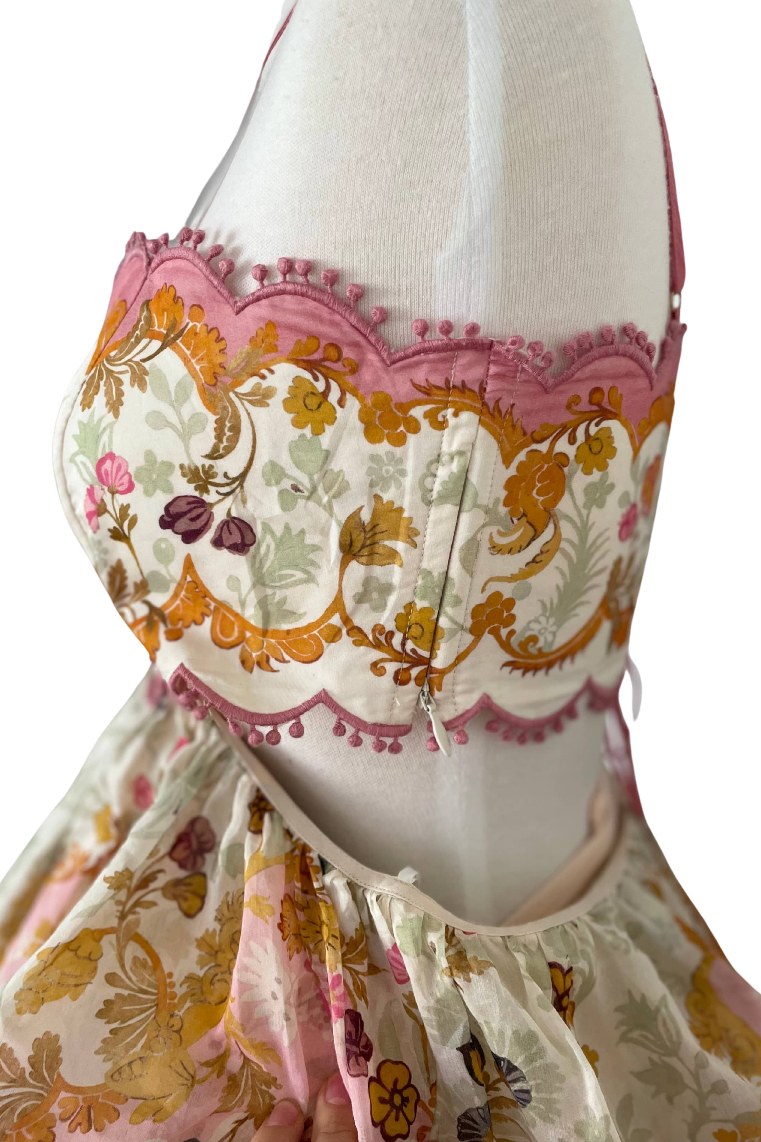 Zimmermann Laurel Frill Midi Dress - Mama Rentals Zimmermann Laurel Frill Midi Dress - Mama Rentals