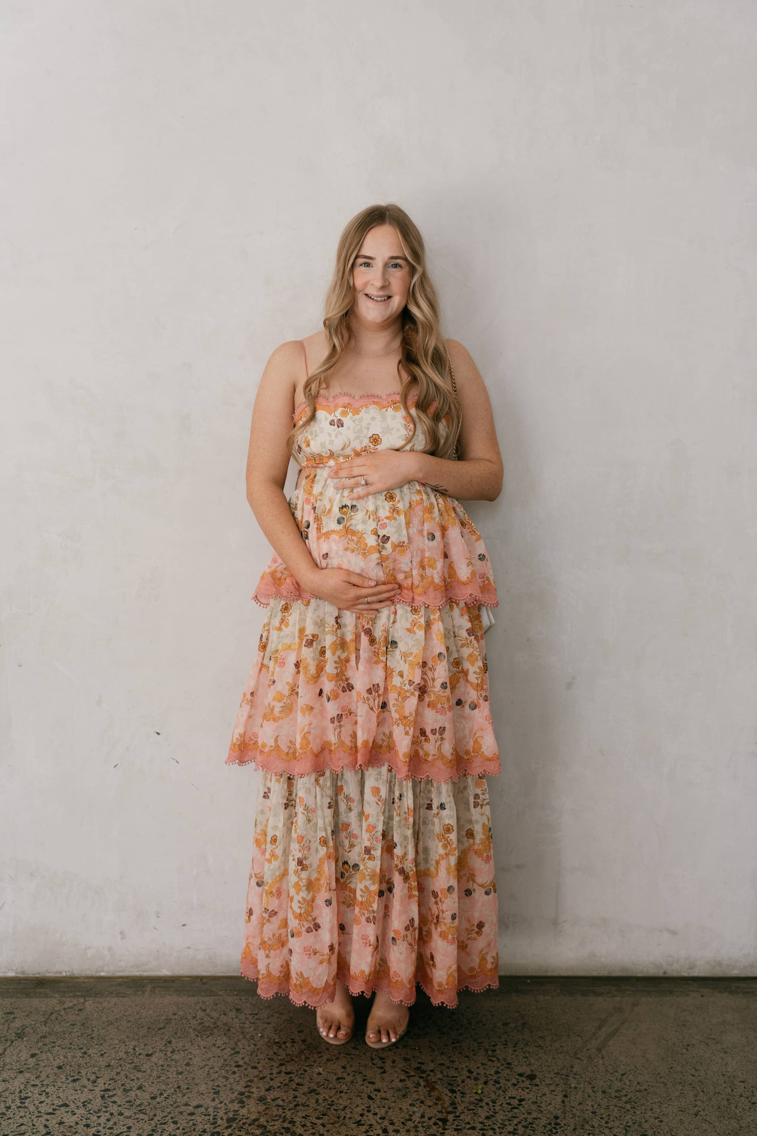 Zimmermann Laurel Frill Midi Dress Mama Rentals