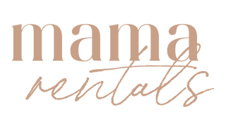 Mama Rentals logo - dress hire for photoshoots, baby showers and weddings 