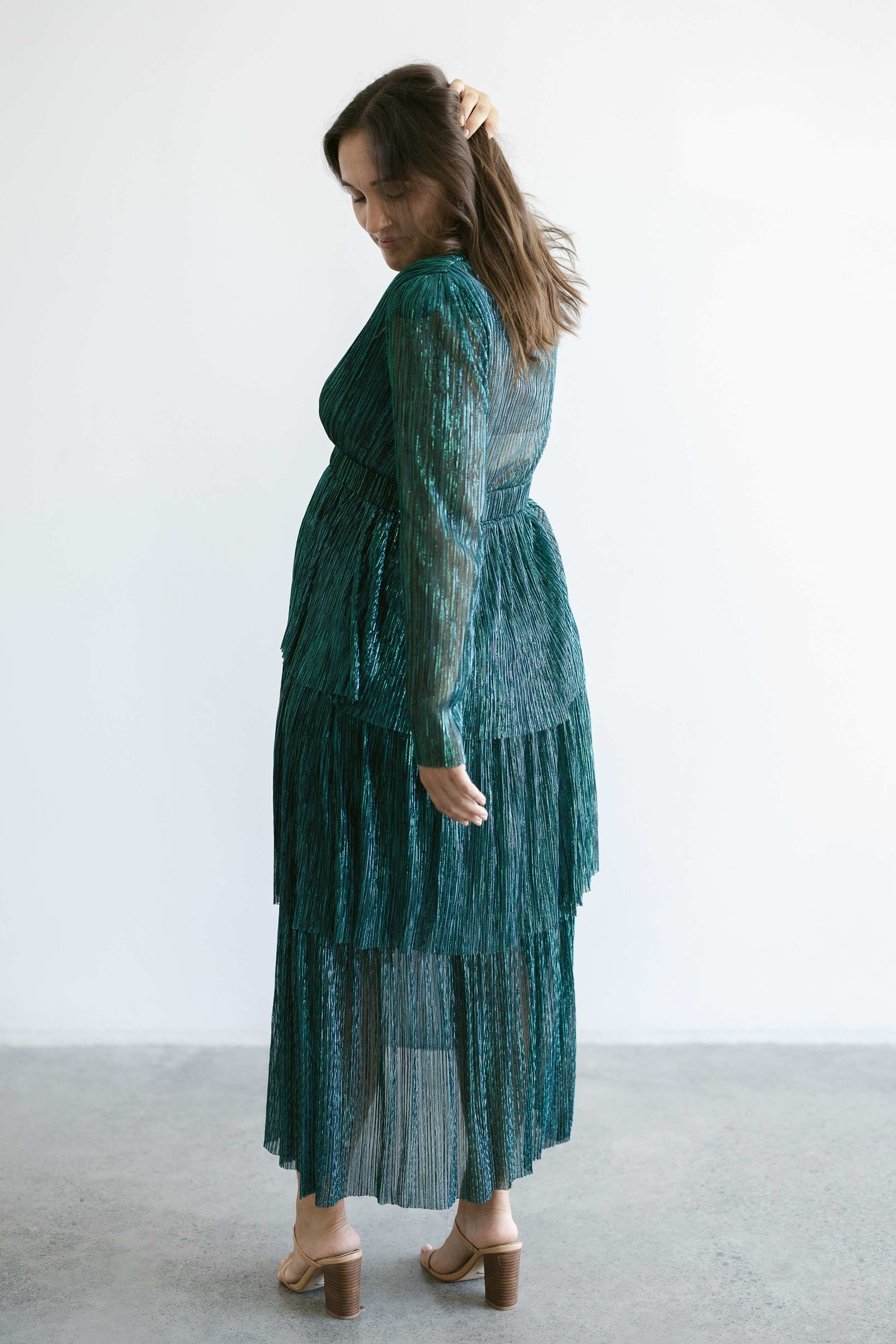 Sheike All That Sparkles Dress - Green | Mama Rentals Sheike All That Sparkles Dress - Green | Mama Rentals
