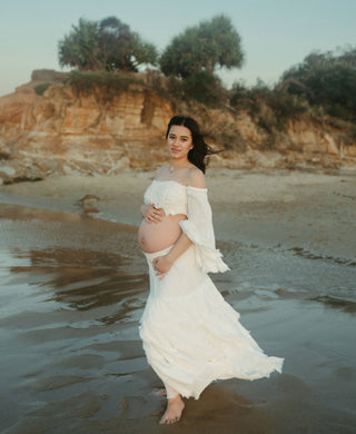 The Boho Shed Wild Heart Two Piece Dress: Maternity Dress Hire for Photoshoots